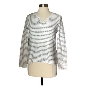 Garnet Hill Organic Cotton‎ V Neck Sweater XS